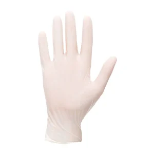 Boîte de 100 gants à usage PORTWEST unique Latex Non Poudrés
