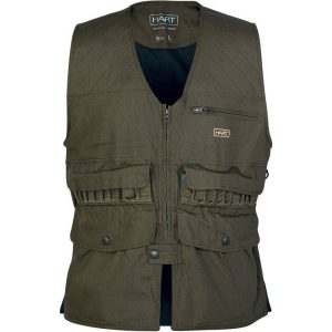 Gilet à cartouchière sans manche bureva-v olive homme Hart