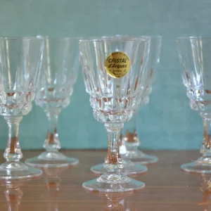 Lot de 6 verres cristal d&rsquo;Arques