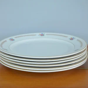 Lot de 6 assiettes Lunéville, modèle Beaugency